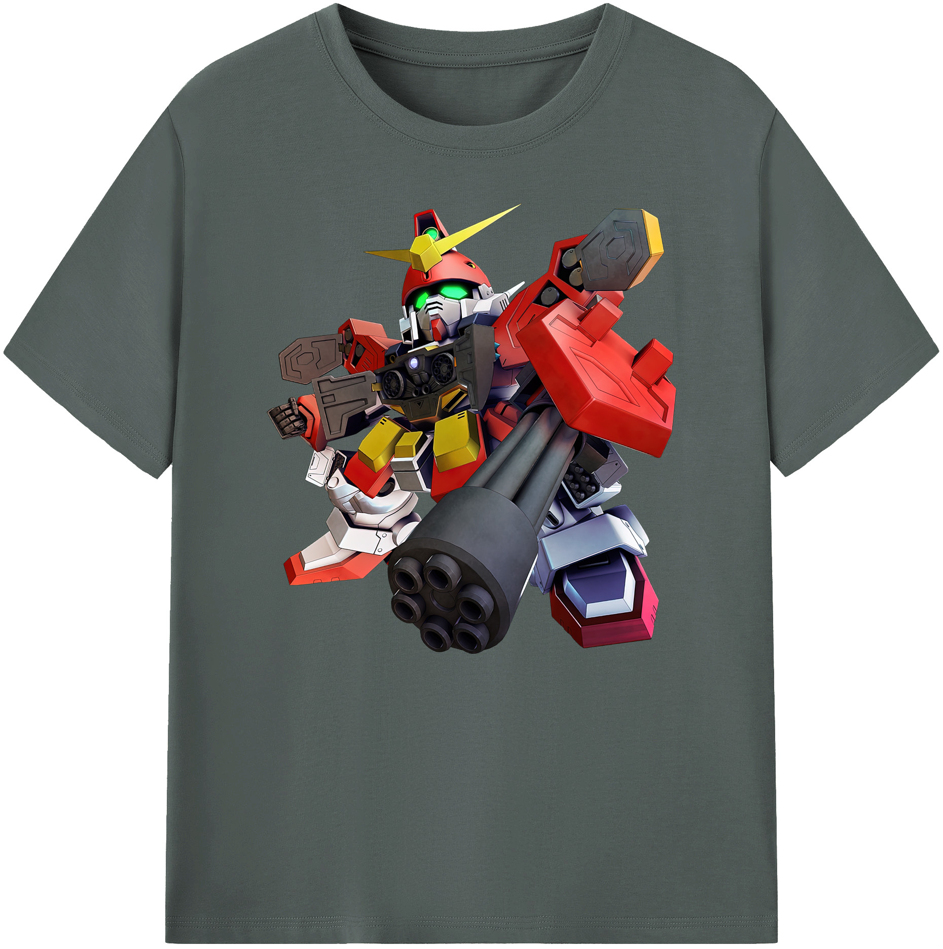 （画像用） 機動戦士ガンダム Mobile Suit Gundam 綿100％ メンズ半袖Tシャツ｜肌触りやわらか＆通気性